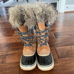 Sorel Joan of  Arctic Faux Fur Snow Boots